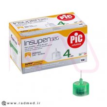 سرسوزن PiC سایز 4 میلی متری/ گیج 32 بسته 100 عددی