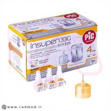سرسوزن PiC سایز 4 میلی متری/ گیج 33 بسته 100 عددی