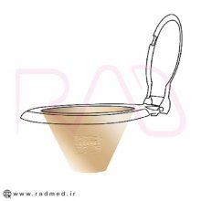 قیف تاشو توالت فرنگی سیلیکونی آسانا