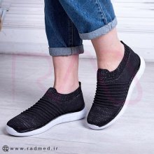 کفش طبی زنانه اصیل تبریز مدل اسپرت بافتى جورابى